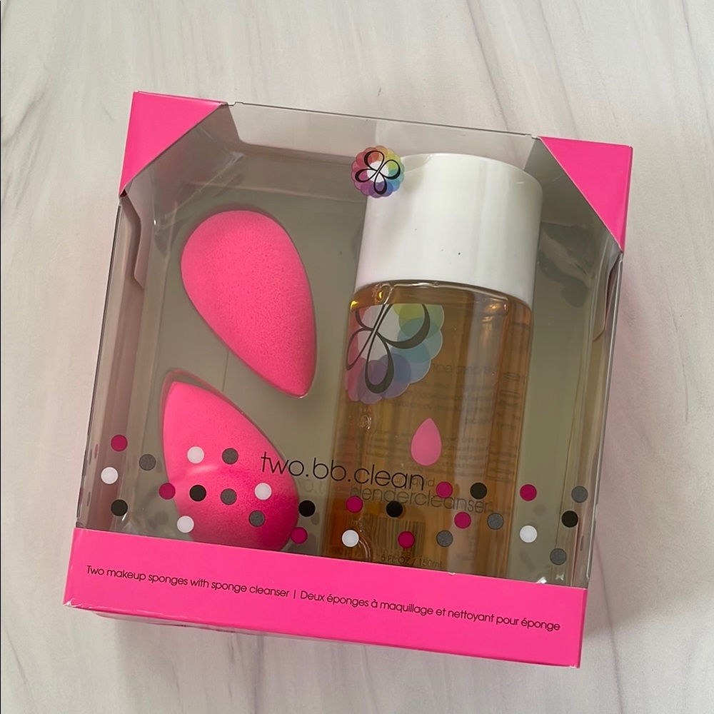 Original Beauty Blender and Cleanser set